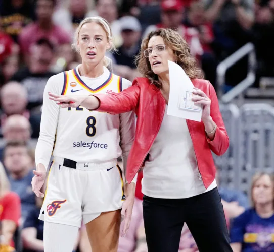 Indiana's White rallies her troops